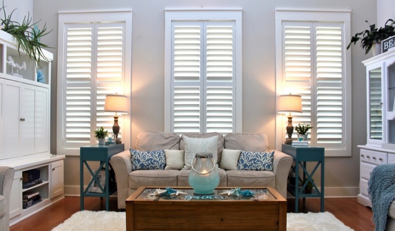 St. George modern home with plantation shutters 